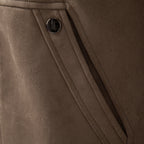 Men’s Textured Zip Front Casual Jacket