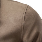 Men’s Textured Zip Front Casual Jacket