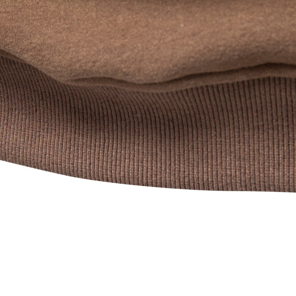 Men’s Quarter Zip Cotton Blend Sweatshirt