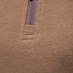 Men’s Quarter Zip Cotton Blend Sweatshirt