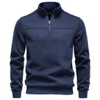 Men’s Stand Collar Quarter Zip Sweatshirt