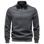 Men’s Stand Collar Quarter Zip Sweatshirt