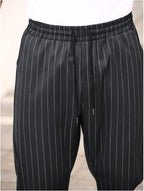 Men’s Subtle Stripe Straight Leg Casual Pants