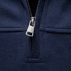 Men’s Stand Collar Quarter Zip Sweatshirt