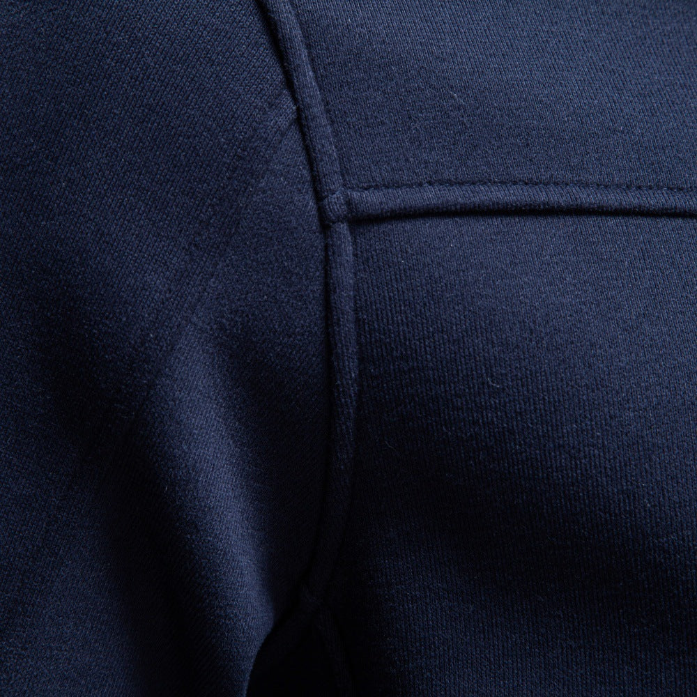 Men’s Stand Collar Quarter Zip Sweatshirt