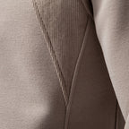 Men’s Raglan Quarter Zip Cotton Sweatshirt