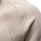 Men’s Raglan Quarter Zip Cotton Sweatshirt