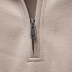Men’s Raglan Quarter Zip Cotton Sweatshirt