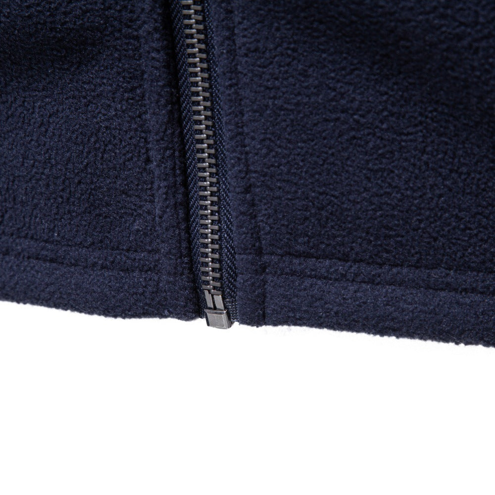 Men’s Full Zip Stand Collar Sweatshirt