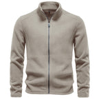 Men’s Full Zip Stand Collar Sweatshirt