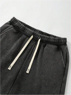 Men’s Star Graphic Vintage Wash Relaxed Track Shorts