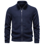 Men’s Full Zip Stand Collar Sweatshirt
