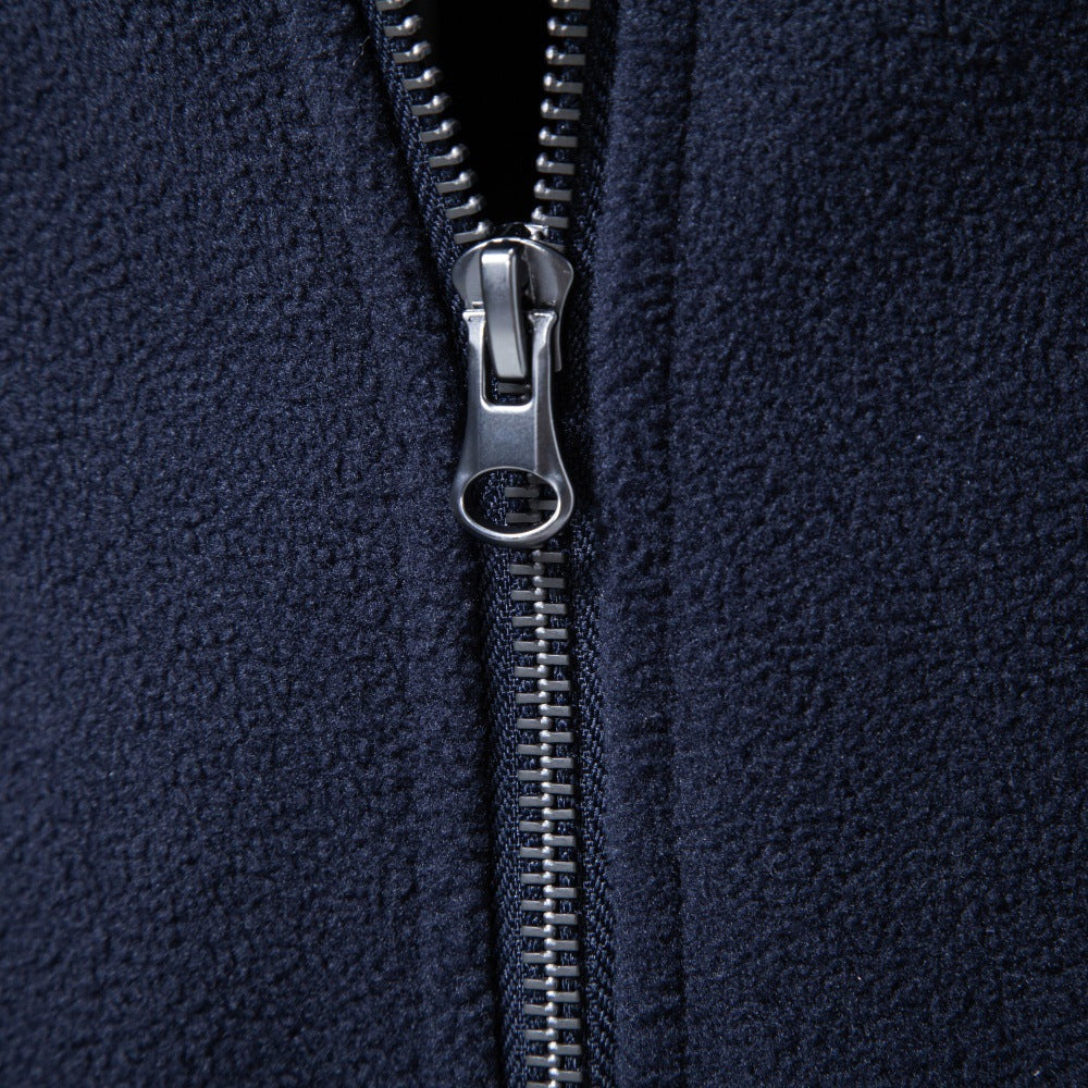 Men’s Full Zip Stand Collar Sweatshirt