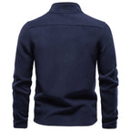 Men’s Full Zip Stand Collar Sweatshirt