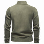 Men’s Snap Button Stand Collar Sweatshirt