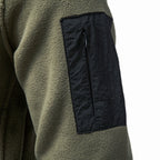 Men’s Snap Button Stand Collar Sweatshirt