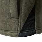 Men’s Snap Button Stand Collar Sweatshirt