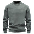 Men’s Mock Neck Pullover Sweatshirt