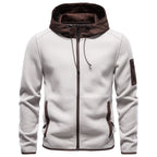 Men’s Colorblock Full Zip Hooded Jacket