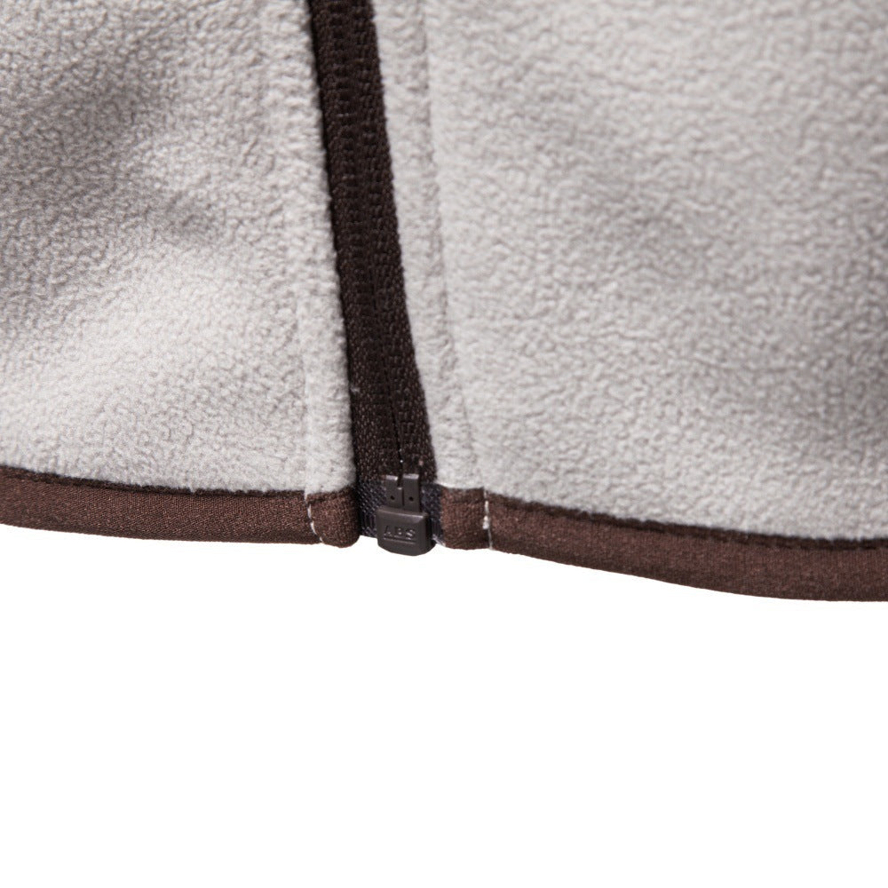 Men’s Colorblock Full Zip Hooded Jacket