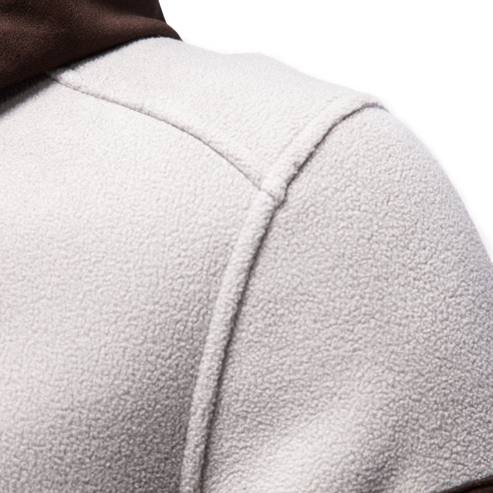 Men’s Colorblock Full Zip Hooded Jacket