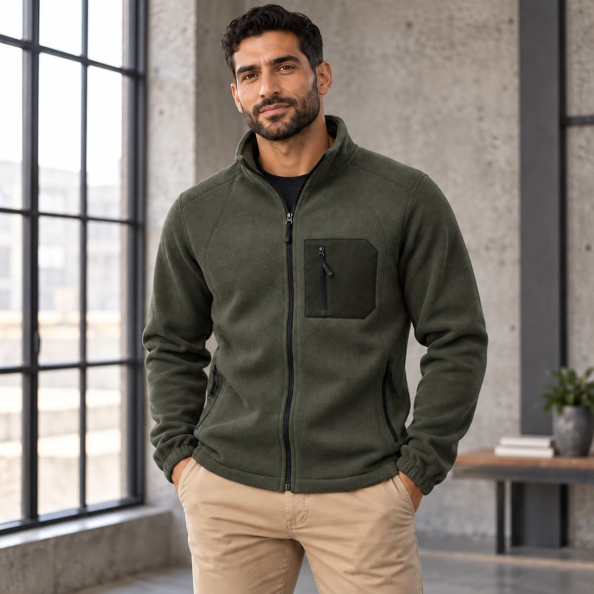 Men’s Full Zip Outdoor Sweatshirt